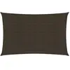 vidaXL Voile d'ombrage 160 g/m² Marron 3x6 m PEHD