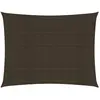 vidaXL Voile d'ombrage 160 g/m² Marron 4x5 m PEHD