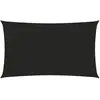 vidaXL Voile d'ombrage 160 g/m² Noir 5x8 m PEHD