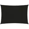 vidaXL Voile d'ombrage 160 g/m² Noir 3,5x5 m PEHD