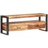 vidaXL Meuble TV 120x35x45 cm Bois massif avec finition miel