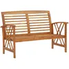 vidaXL Banc de jardin 119 cm bois d'acacia solide