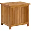 vidaXL Boîte de rangement de jardin 60x50x58 cm Bois d'acacia solide