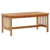 vidaXL Table basse 102x50x43 cm Bois d'acacia solide