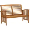 vidaXL Banc de jardin 119 cm bois d'acacia solide