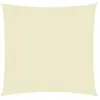 vidaXL Voile de parasol tissu oxford carré 6x6 m crème