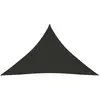 vidaXL Voile de parasol tissu oxford triangulaire 3,5x3,5x4,9 m