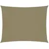 vidaXL Voile de parasol tissu oxford rectangulaire 2x3 m beige