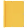 vidaXL Écran de balcon Jaune 120x600 cm Tissu Oxford