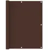 vidaXL Écran de balcon Marron 120x300 cm Tissu Oxford