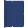 vidaXL Écran de balcon Bleu 120x300 cm Tissu Oxford
