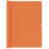 vidaXL Écran de balcon Orange 120x400 cm Tissu Oxford