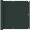 vidaXL Écran de balcon Vert foncé 90x600 cm Tissu Oxford