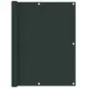 vidaXL Écran de balcon Vert foncé 120x300 cm Tissu Oxford
