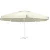 vidaXL Tissu de remplacement pour parasol d'extérieur Sable 600 cm