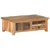 vidaXL Table basse 90x50x31 cm Bois de récupération massif