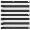 vidaXL Écran de balcon Anthracite et blanc 90x300 cm Tissu Oxford