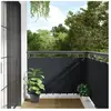 vidaXL Écran de balcon Anthracite 90x300 cm Tissu Oxford