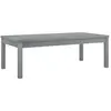 vidaXL Table basse 100x50x33 cm Gris Bois d'acacia solide