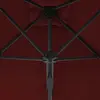 Parasol d'extérieur avec mât en acier Noir 300x230 cm Vidaxl Noir