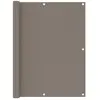vidaXL Écran de balcon Taupe 120x300 cm Tissu Oxford