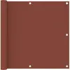 vidaXL Écran de balcon Terre cuite 90x300 cm Tissu Oxford