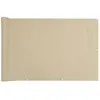 vidaXL Écran de balcon Beige 90x500 cm Tissu Oxford
