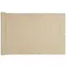 vidaXL Écran de balcon Beige 120x400 cm Tissu Oxford
