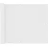 vidaXL Écran de balcon Blanc 75x500 cm Tissu Oxford