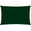 vidaXL Voile de parasol tissu oxford rectangulaire 2x5 m vert foncé