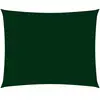 vidaXL Voile de parasol tissu oxford rectangulaire 2x3 m vert foncé