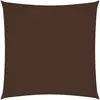 vidaXL Voile de parasol tissu oxford carré 3x3 m marron