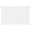 vidaXL Voile de parasol tissu oxford rectangulaire 3x6 m blanc