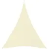 vidaXL Voile de parasol tissu oxford triangulaire 5x6x6 m crème