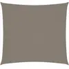 vidaXL Voile de parasol tissu oxford carré 7x7 m taupe