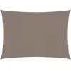 vidaXL Voile de parasol tissu oxford rectangulaire 2,5x4,5 m taupe