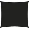vidaXL Voile de parasol Tissu Oxford carré 7x7 m noir