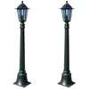 vidaXL Lampes de jardin 2 pcs 105 cm