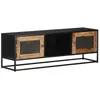vidaXL Meuble TV 120x30x40 cm Bois de manguier brut