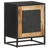vidaXL Table de chevet 40x30x50 cm Bois de manguier brut