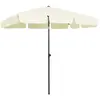 vidaXL Parasol de plage jaune sable 200x125 cm