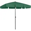 vidaXL Parasol de plage vert 200x125 cm