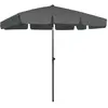 vidaXL Parasol de plage anthracite 200x125 cm