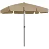 vidaXL Parasol de plage taupe 200x125 cm