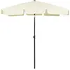 vidaXL Parasol de plage jaune sable 180x120 cm