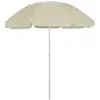 vidaXL Parasol de plage jaune sable 300 cm