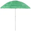 vidaXL Parasol de plage Hawaii Vert 240 cm