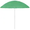 vidaXL Parasol de plage Hawaii Vert 300 cm