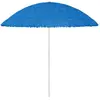 vidaXL Parasol de plage Hawaii Bleu 300 cm