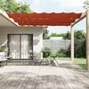 vidaXL Auvent vertical Terre cuite 100x1200 cm Tissu oxford